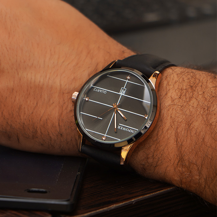 ساعت مچی مشکی empower مدل Quartz