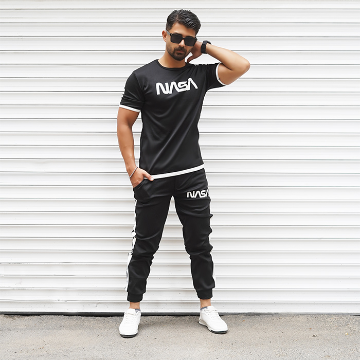 ست تیشرت شلوار Nasa مردانه مدل Taco