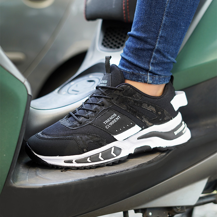 کفش ورزشی مردانه مشکی مدل MANIL