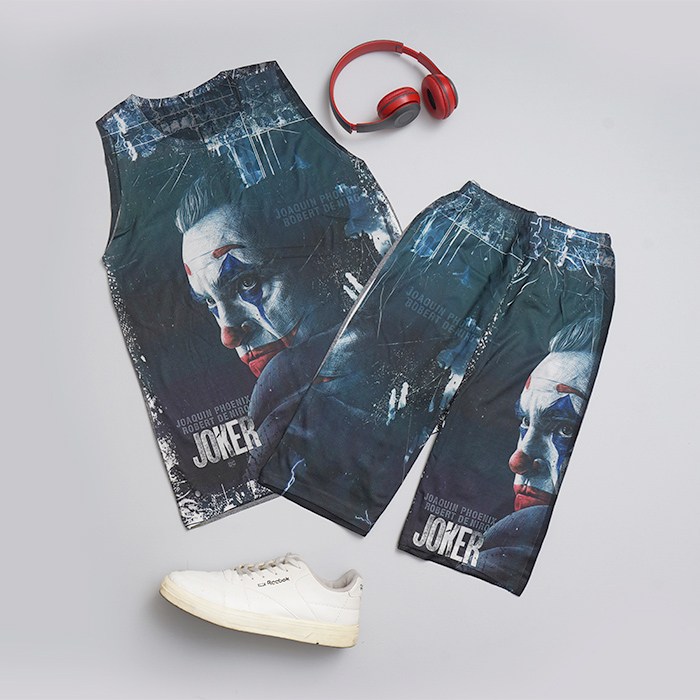 ست رکابی شلوارک مردانه مدل Joker