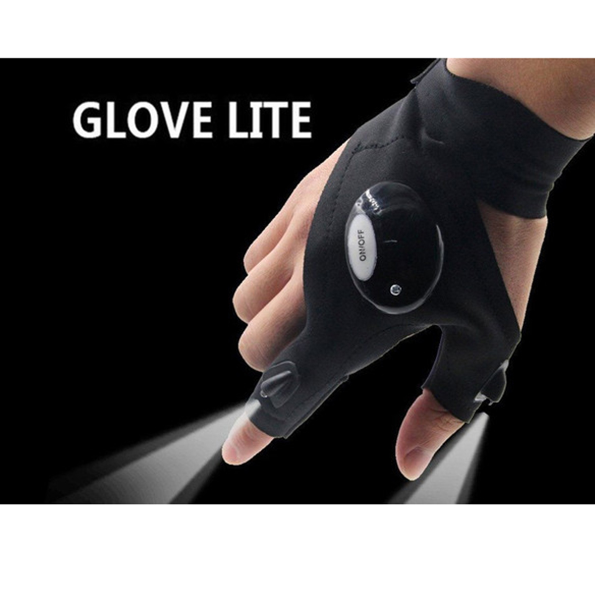 دستکش چراغ دار گلولایت مدل Tactical