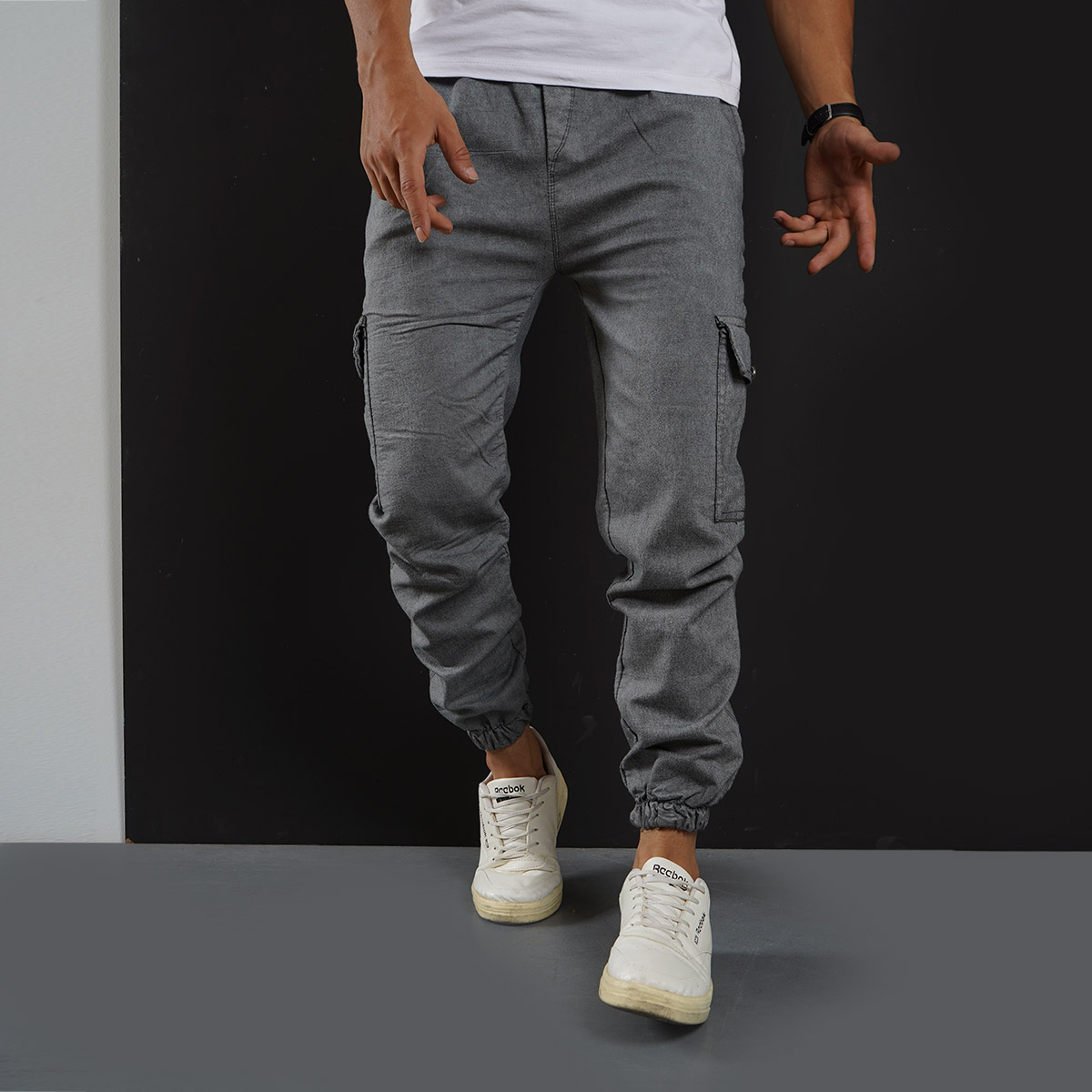 شلوار اسلش طوسی مردانه مدل ARAZ