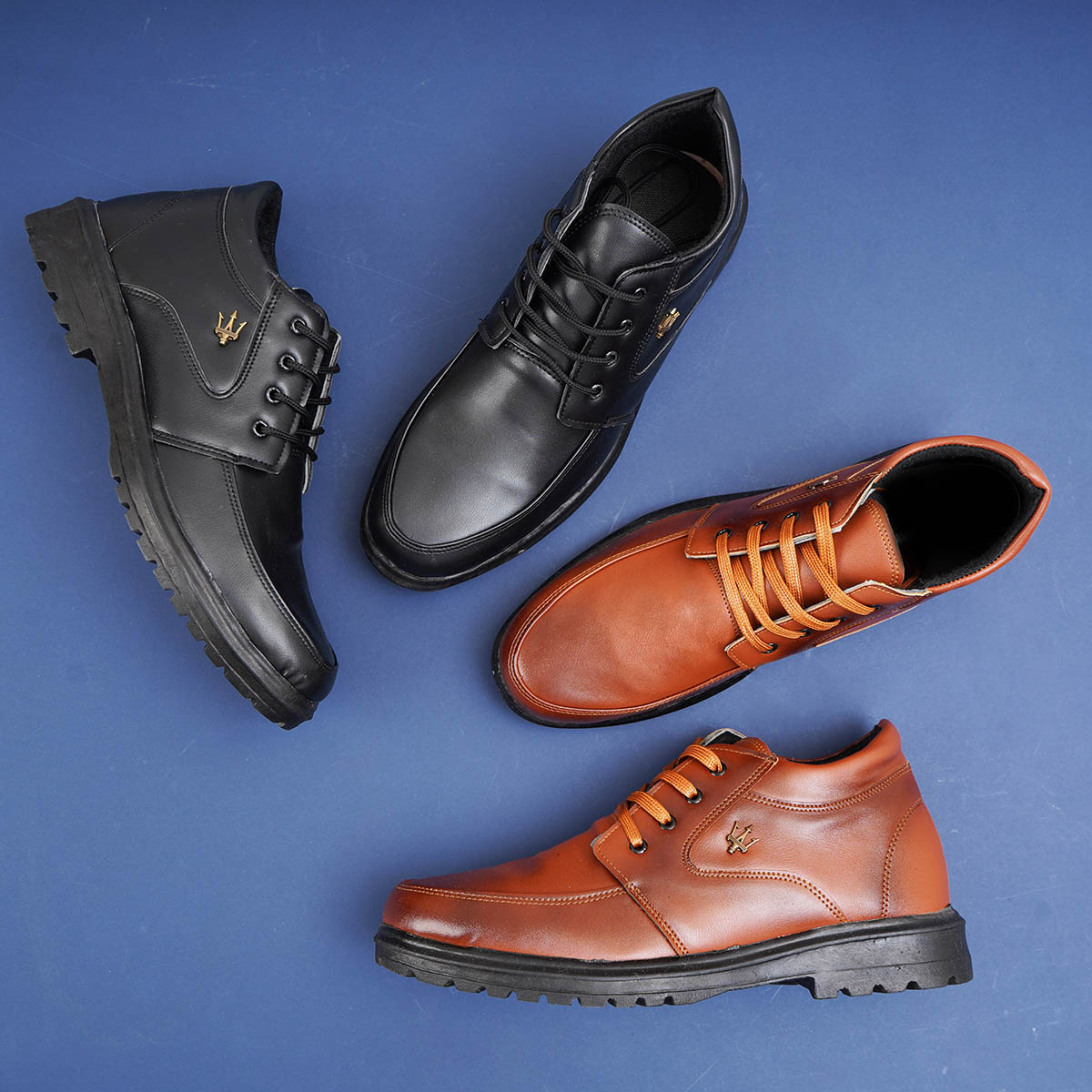 نیم بوت مردانه قهوه ای مدل A66