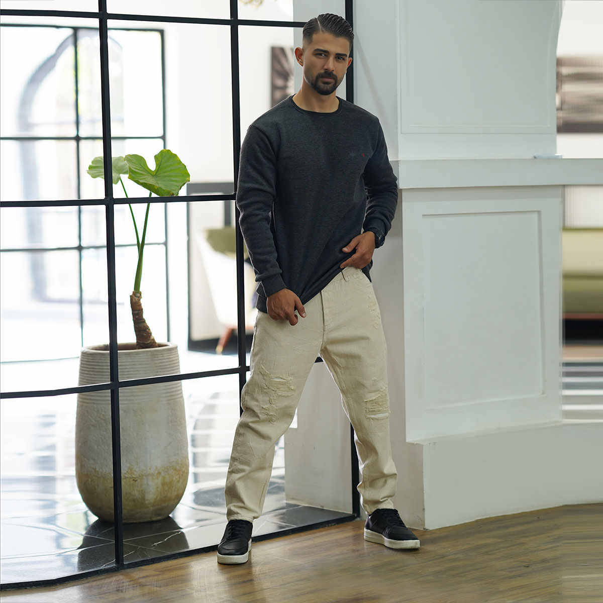 دورس مردانه ریبوک ذغالی مدل Mata