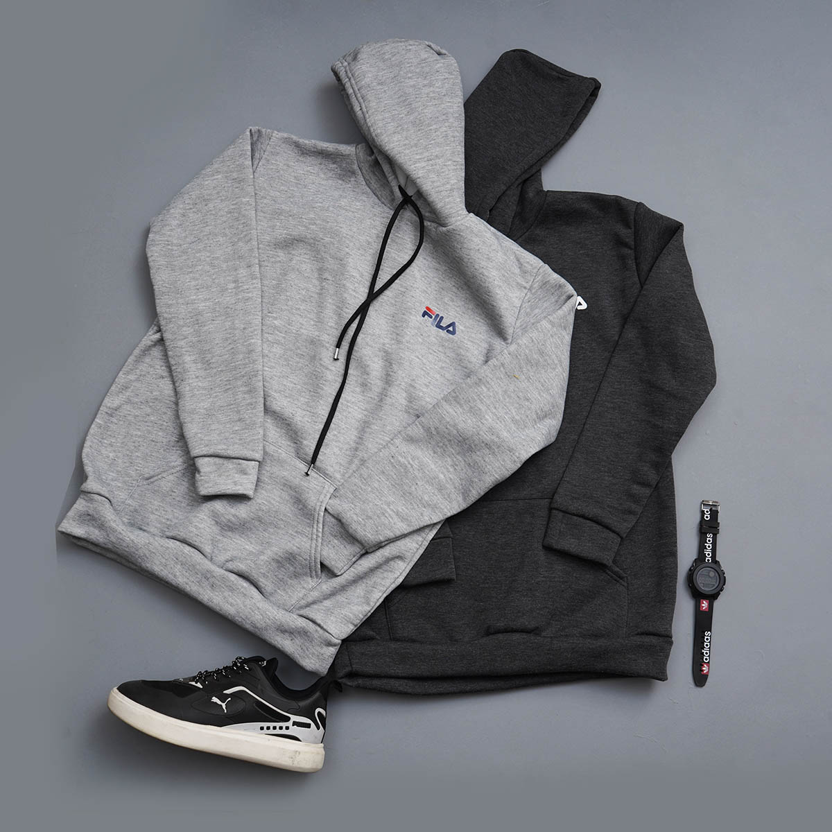 هودی مردانه فیلا طوسی مدل Pirooz