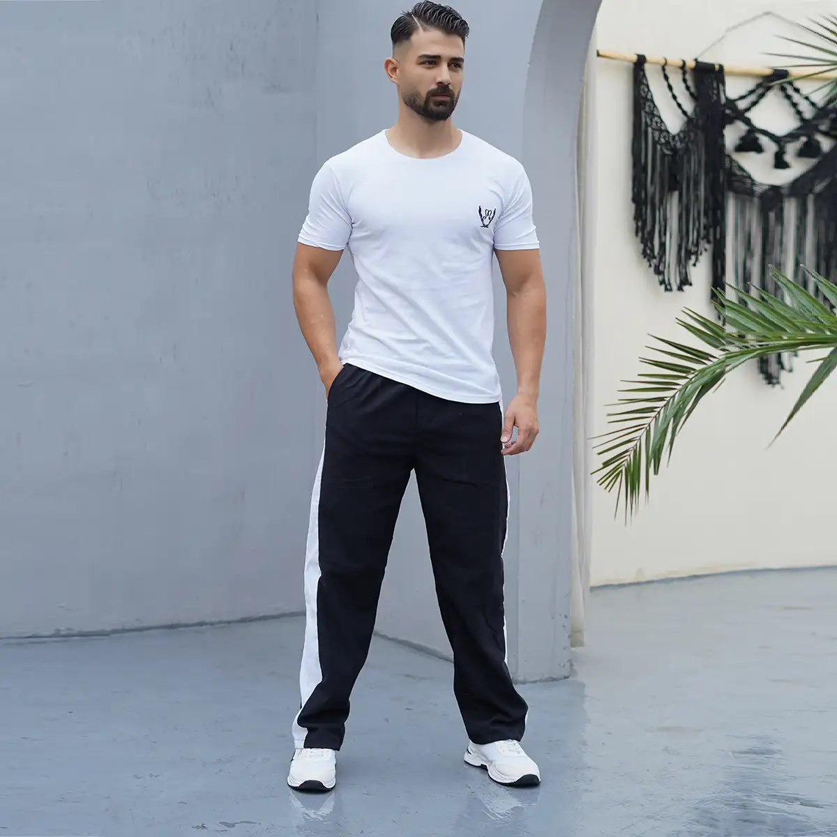 شلوار مردانه مشکی مدل Farin