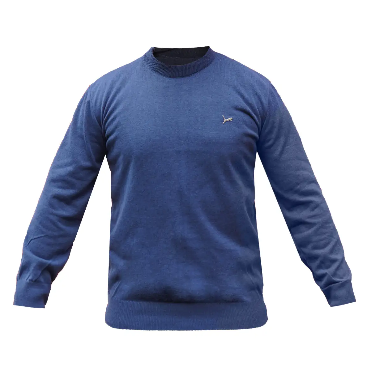 پلیور یقه گرد پوما آبی مدل Danyal