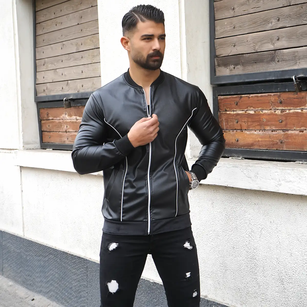 کاپشن مردانه مدل bamdad