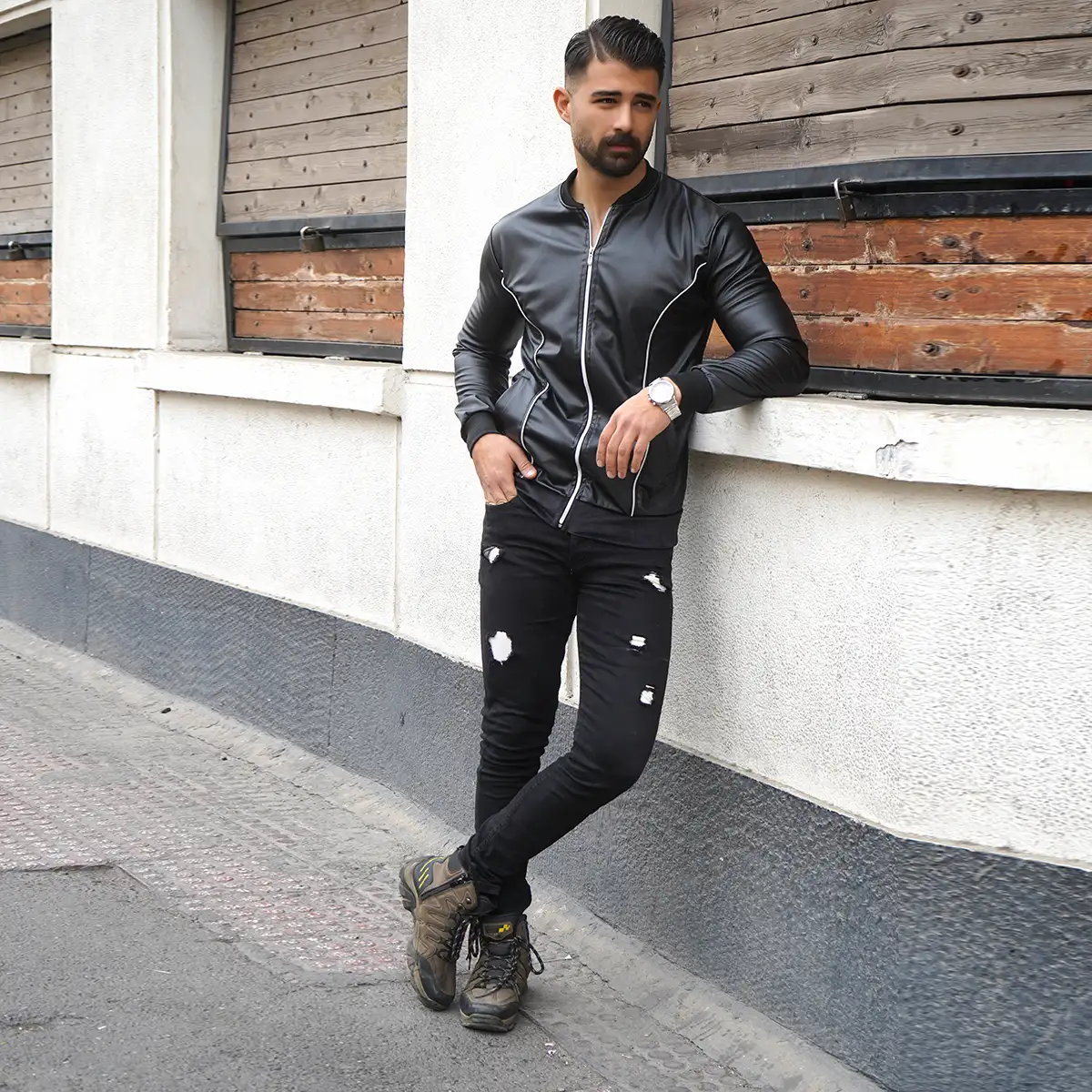 کاپشن مردانه مدل bamdad