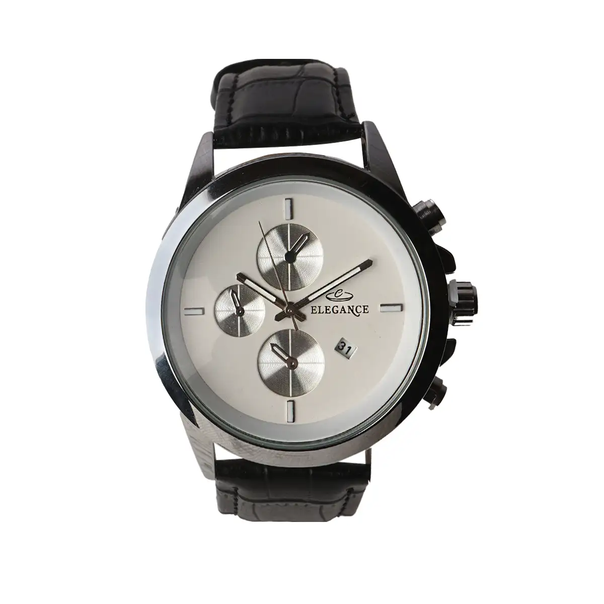 ساعت ELEGANCE نقره ای صفحه سفید مدل Rita