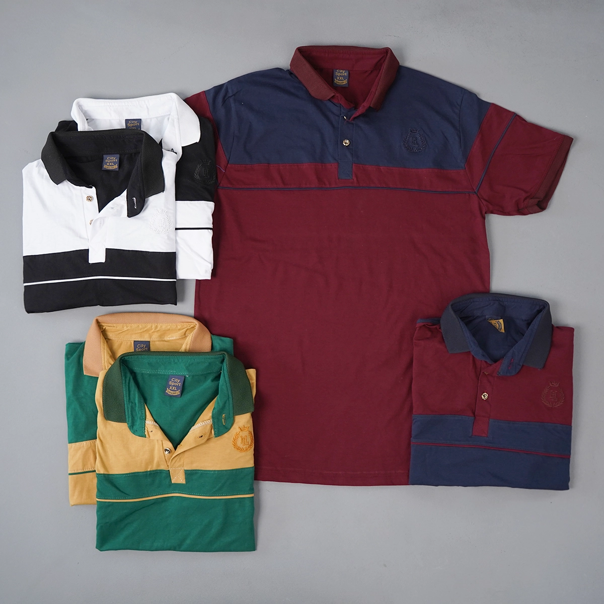 تیشرت مردانه یقه فرنچ سفید مدل Bahman