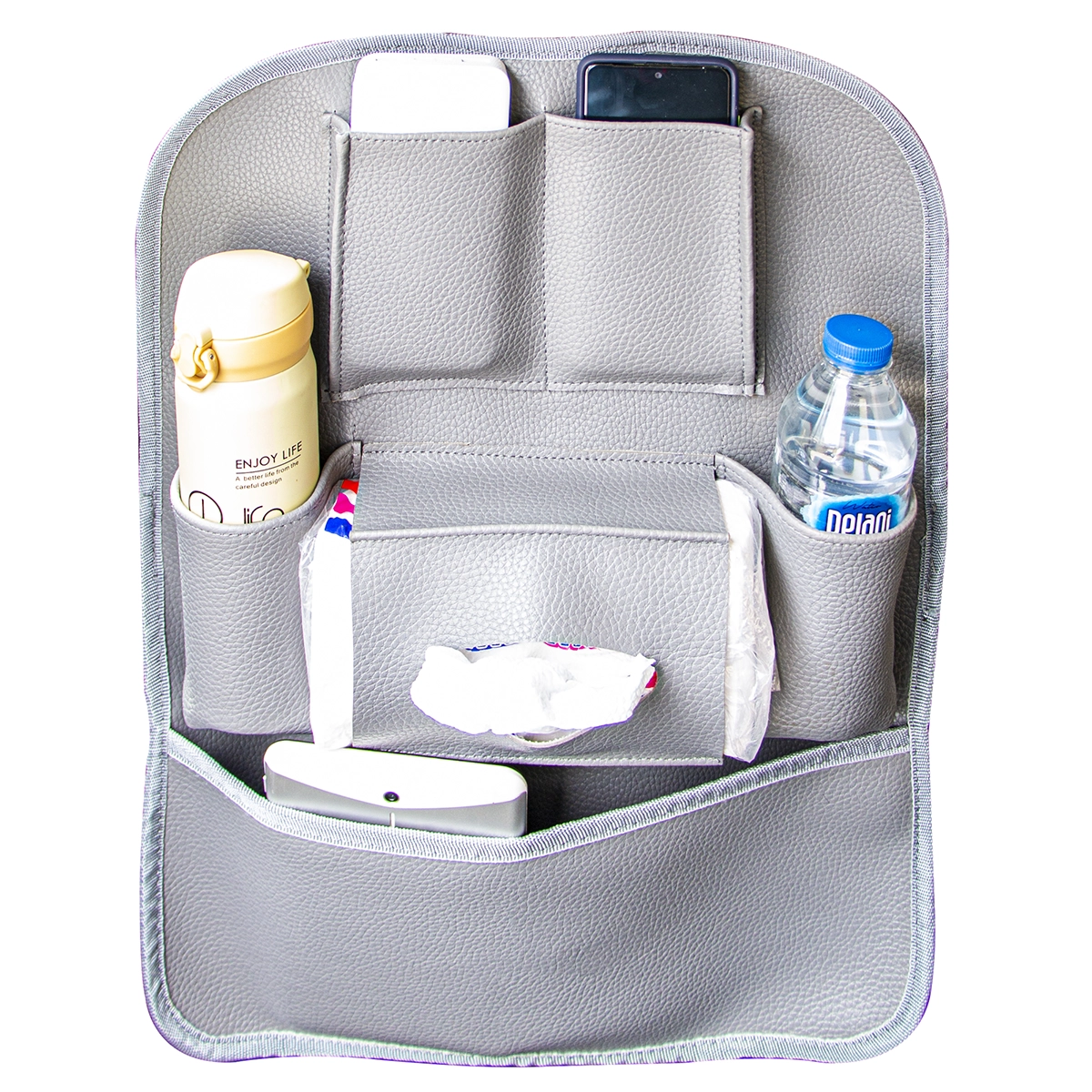 کیف پشت صندلی خودرو ( طوسی)