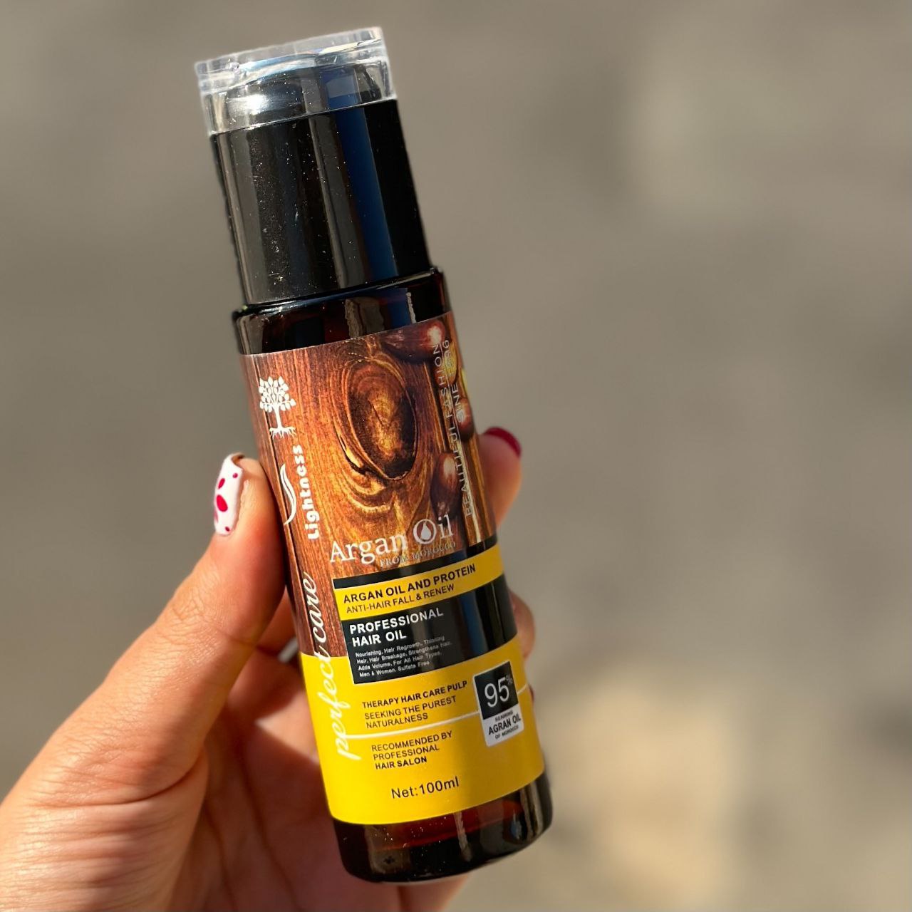 روغن مو فاقد سولفات آرگان LIGHTNESS