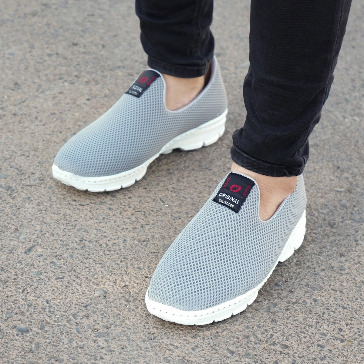 کفش ورزشی طوسی مردانه مدل Sasha