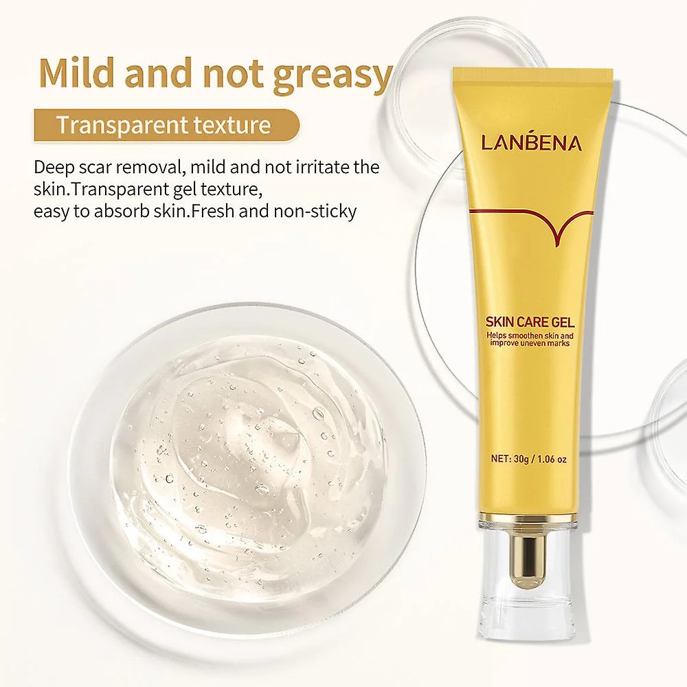 ژل ترمیم کننده جای زخم و آکنه LANBENA