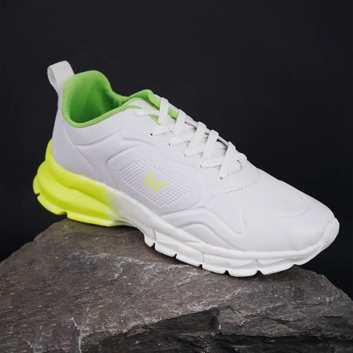 کفش ورزشی مردانه سفید سبز مدل 361