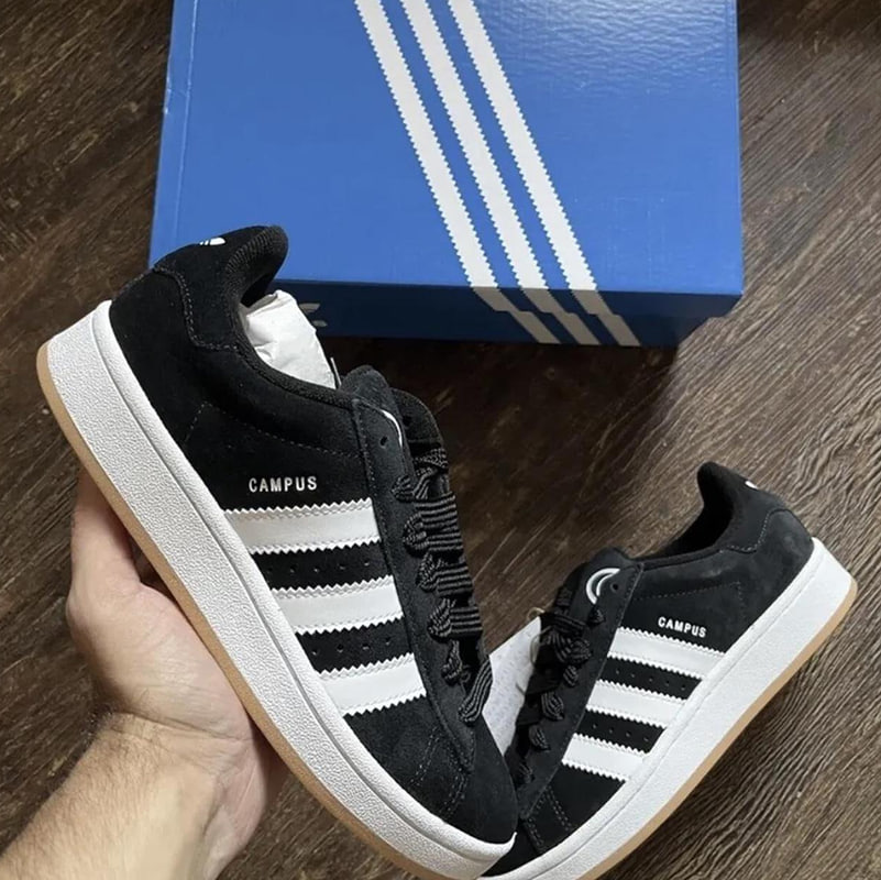 کفش ورزشی مردانه مشکی مدل Adidas Campus