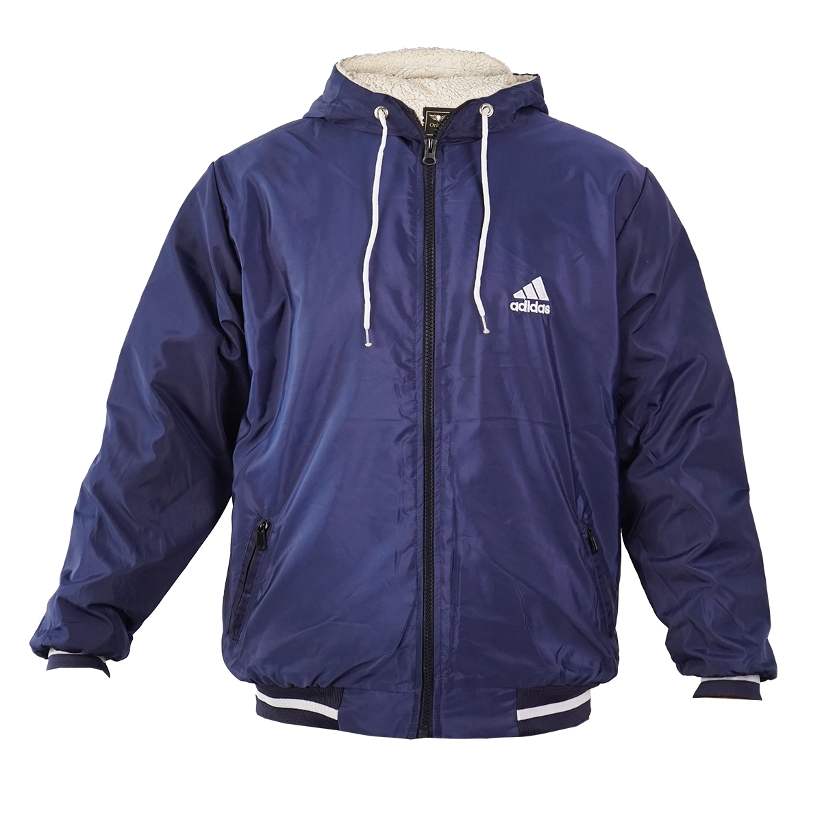 کاپشن مردانه سرمه ای داخل خز مدل P212