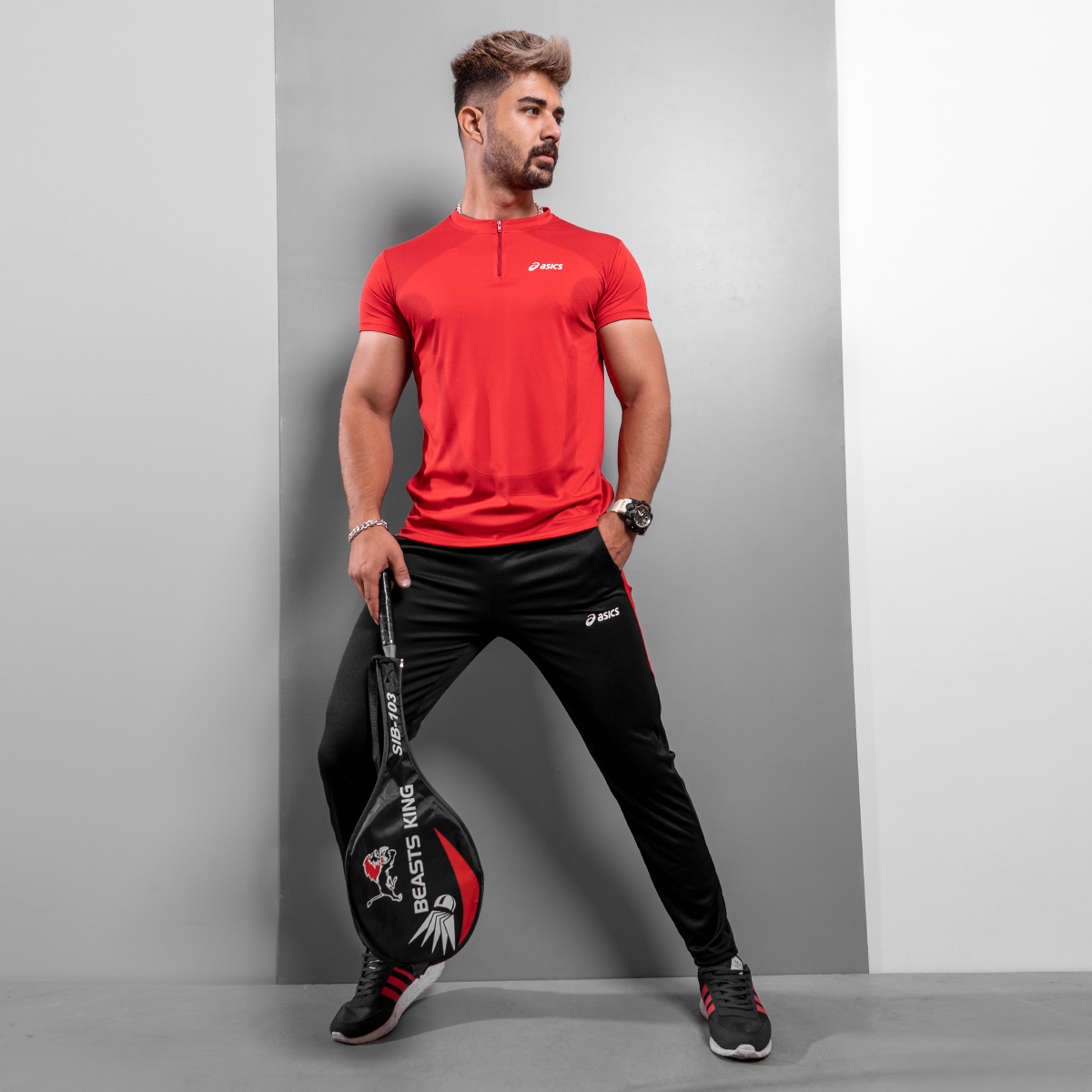 ست تیشرت شلوار Asics مردانه مدل Pedrik(T)