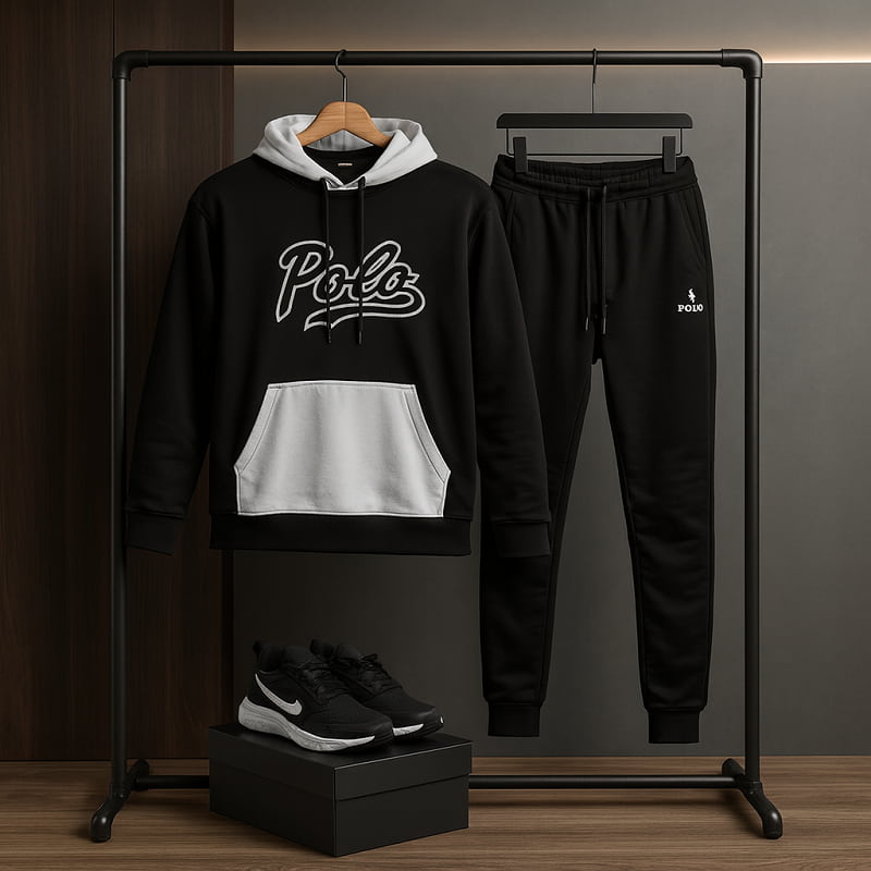 ست هودی شلوارpolo مردانه مدل Ervin