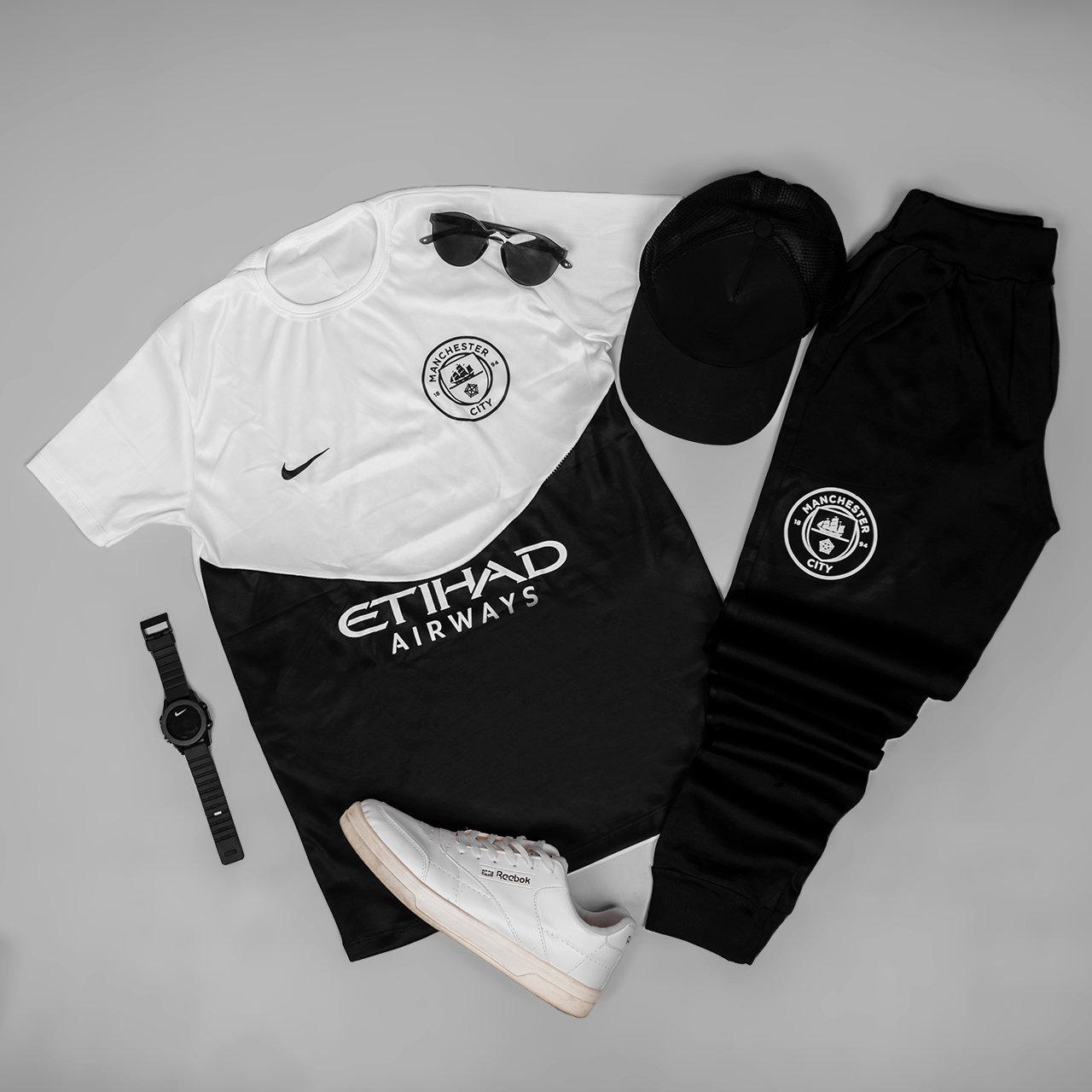 ست تیشرت شلوار منچستر سیتی مردانه مدل Ways