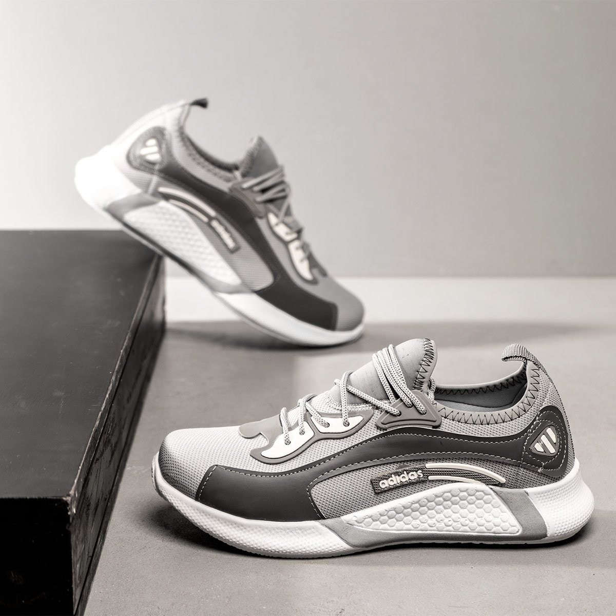 کفش ورزشی Adidas مردانه طوسی مدل Carter