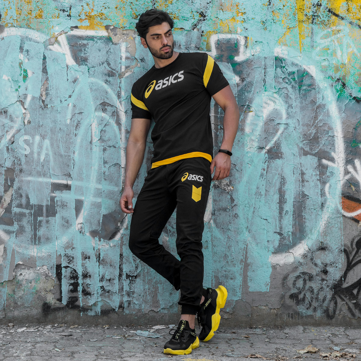 ست تیشرت شلوار Asics مردانه مدلFarbod