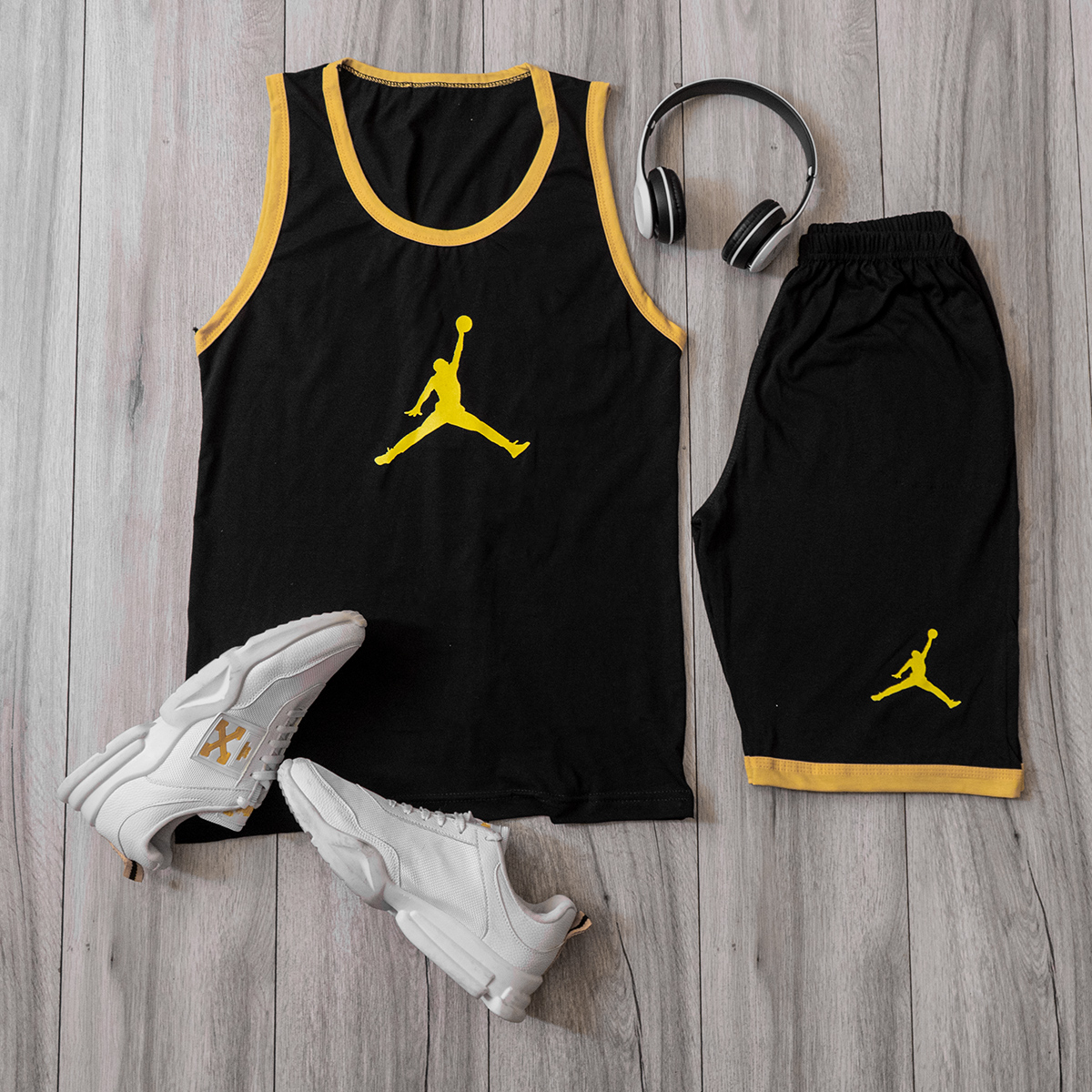 ست رکابی شلوارک jordan مردانه مدل Balina