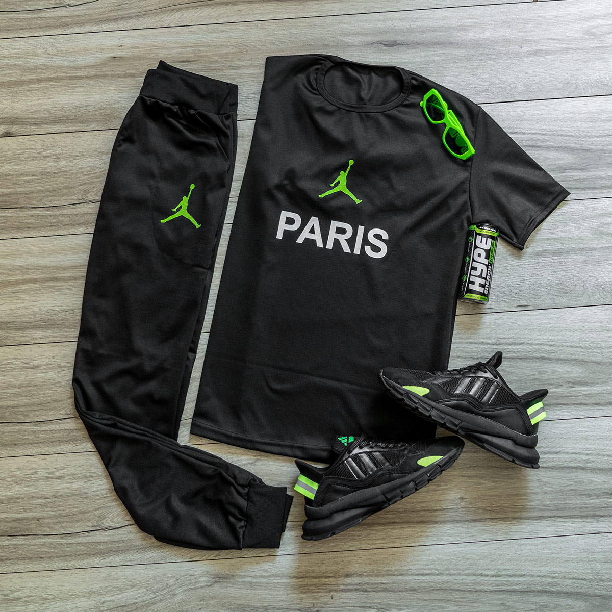 ست تیشرت شلوار Paris مردانه مدل Nelvi