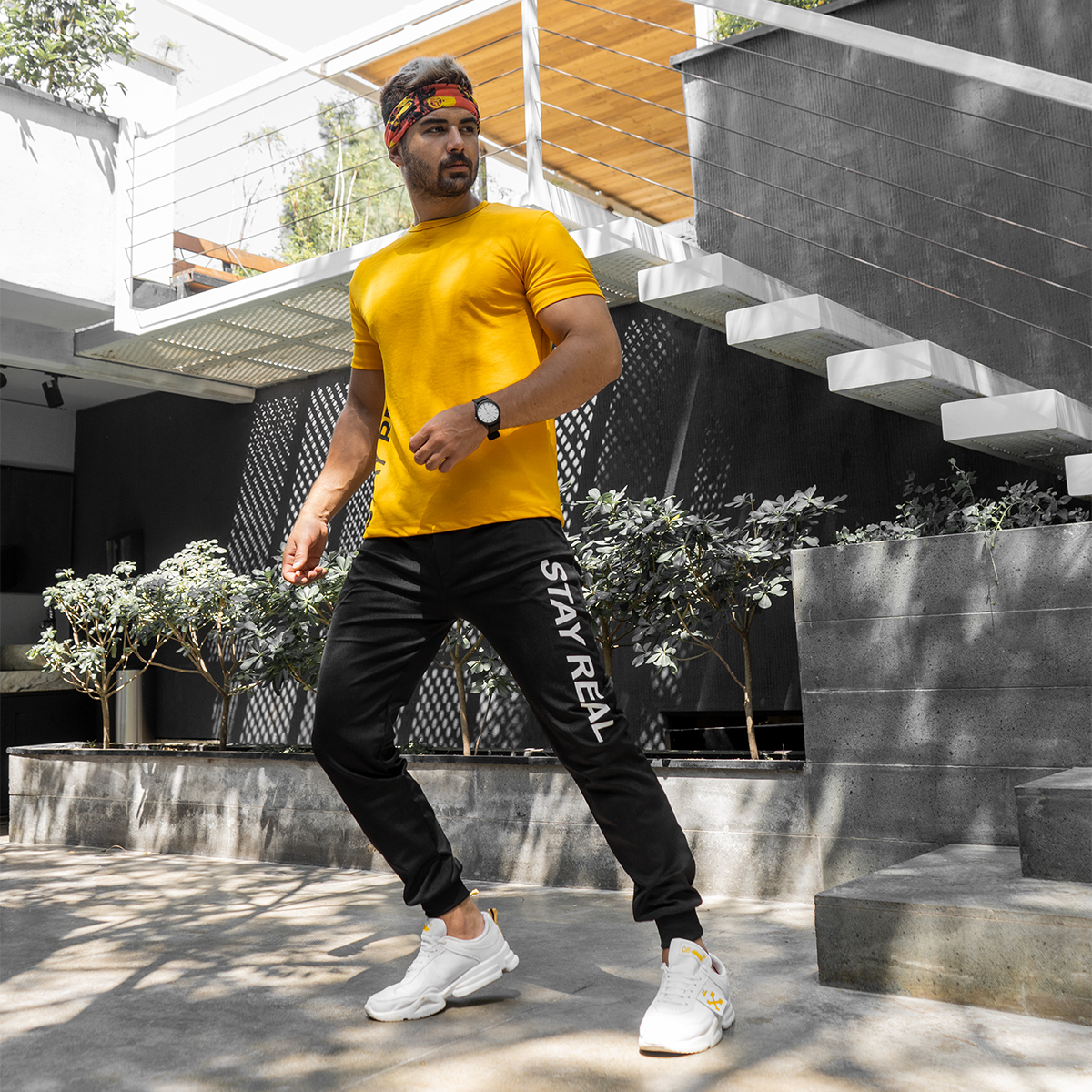 ست تیشرت شلوار Stay Real مردانه مدل Reksit