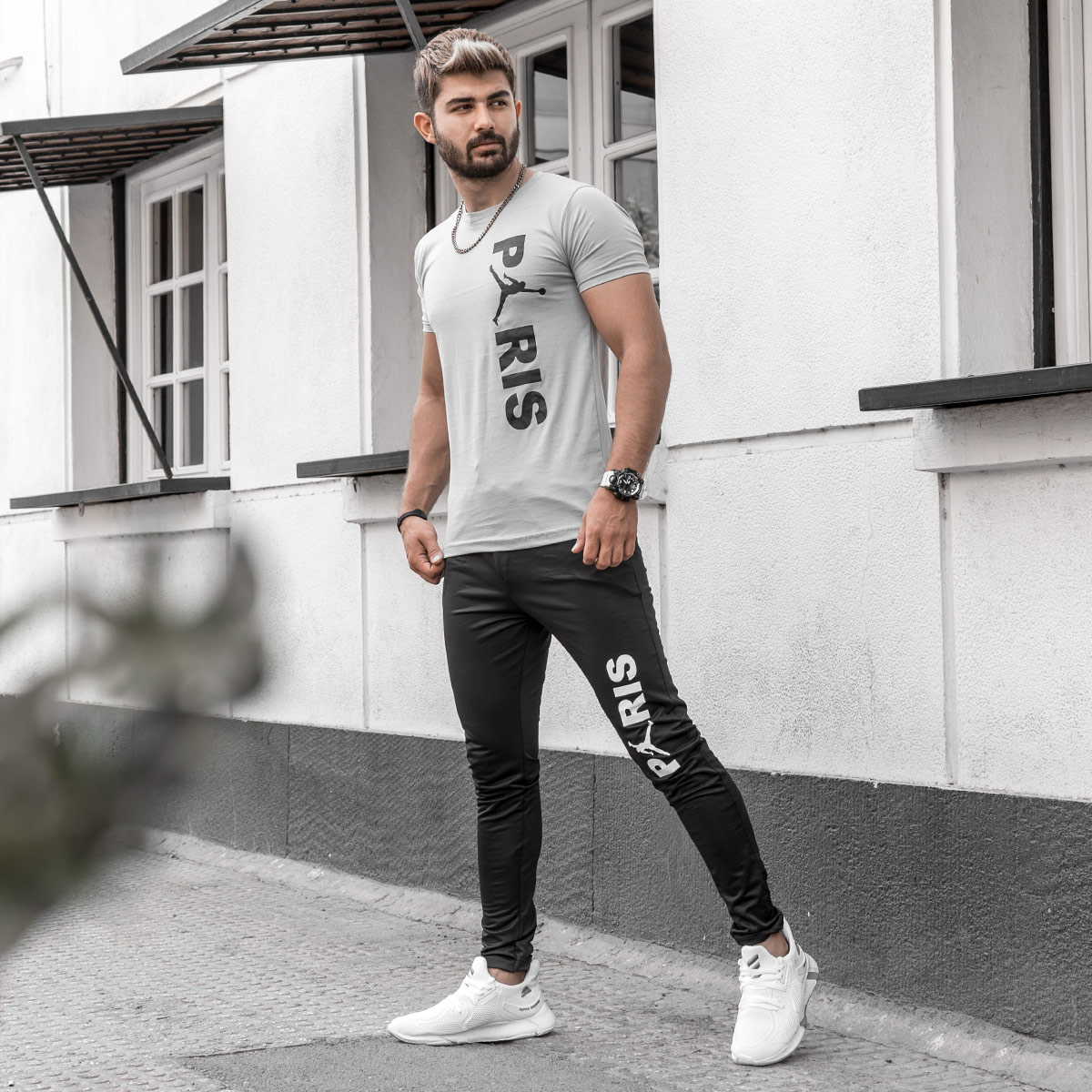 ست تیشرت شلوار جردن پاریس مردانه مدل Diora