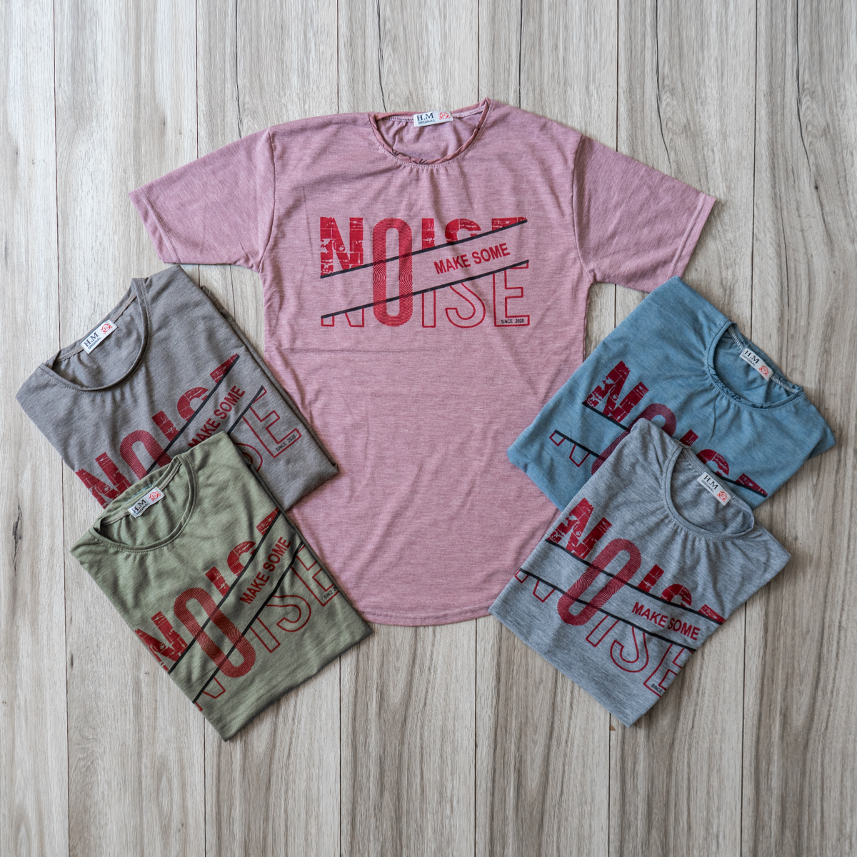 تیشرت NOISE مردانه آبی مدل Otis