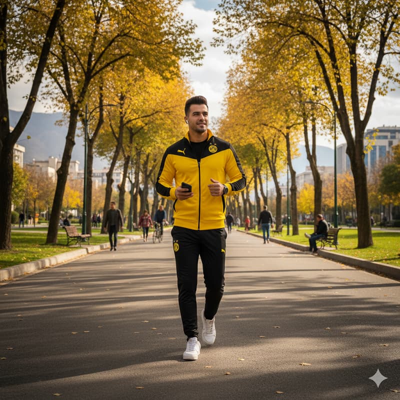 ست سوییشرت شلوار دورتموند مردانه مدل BVB09