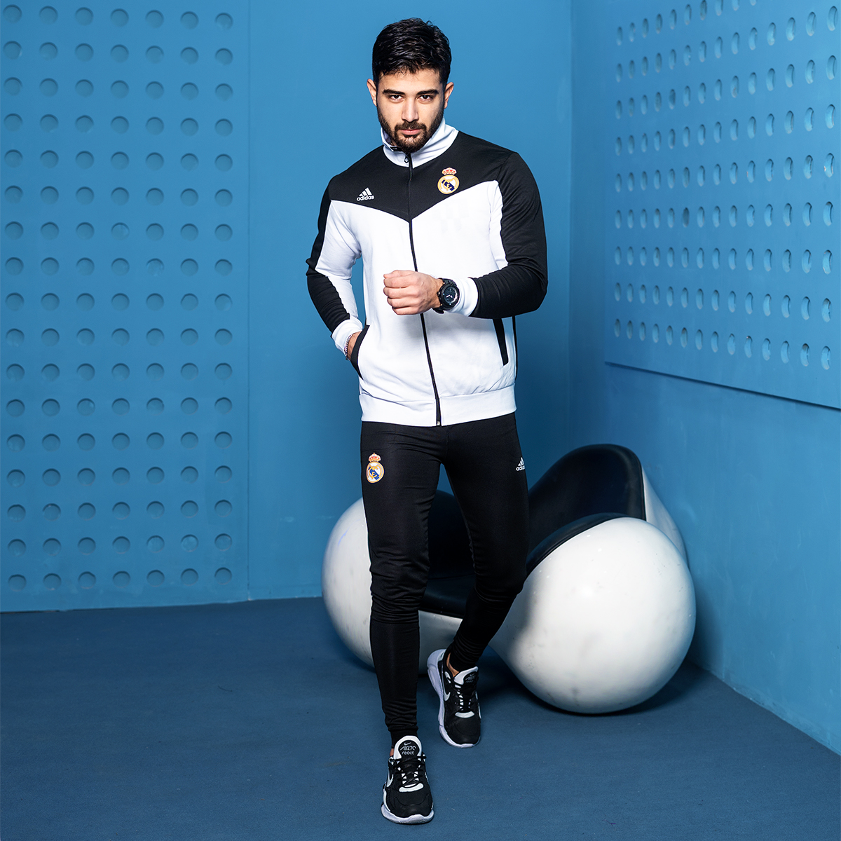 ست سوئیشرت شلوار رئال مادرید مدل Madrida